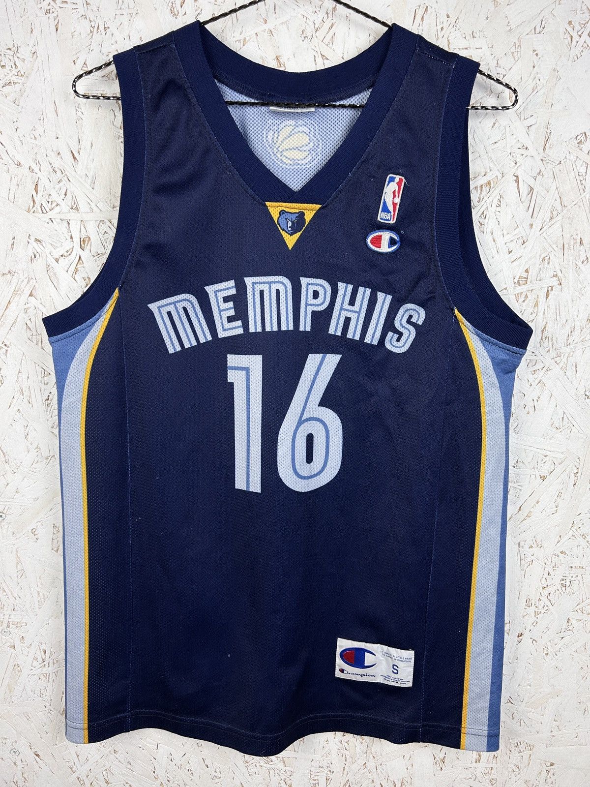 Champion 00s Champion Memphis Grizzlies Gasol #16 Away NBA Jersey Size US S / EU 44-46 / 1 - 1 Thumbnail