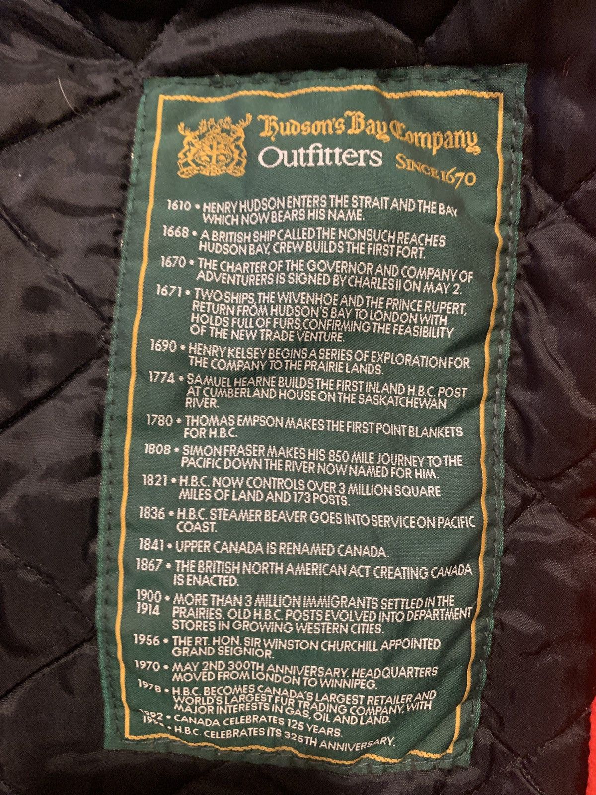Hudsons Bay HBC Wool Coat -- Blanket & Insulated Size US L / EU 52-54 / 3 - 5 Thumbnail