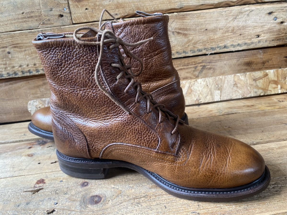 R.M. Williams R.M.William rickaby brown leather lace-up boots uk 9G Size US 10 / EU 43 - 9 Thumbnail