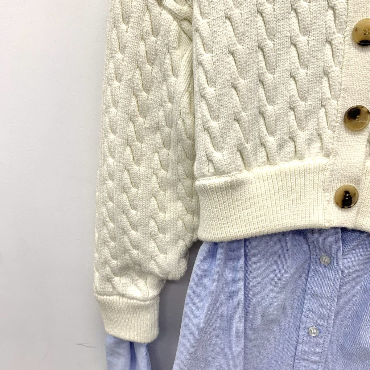 Alexander Wang Alexander Wang Long Sleeve Spliced Cardigan Jacket K26WX Size XS / US 0-2 / IT 36-38 - 4 Thumbnail