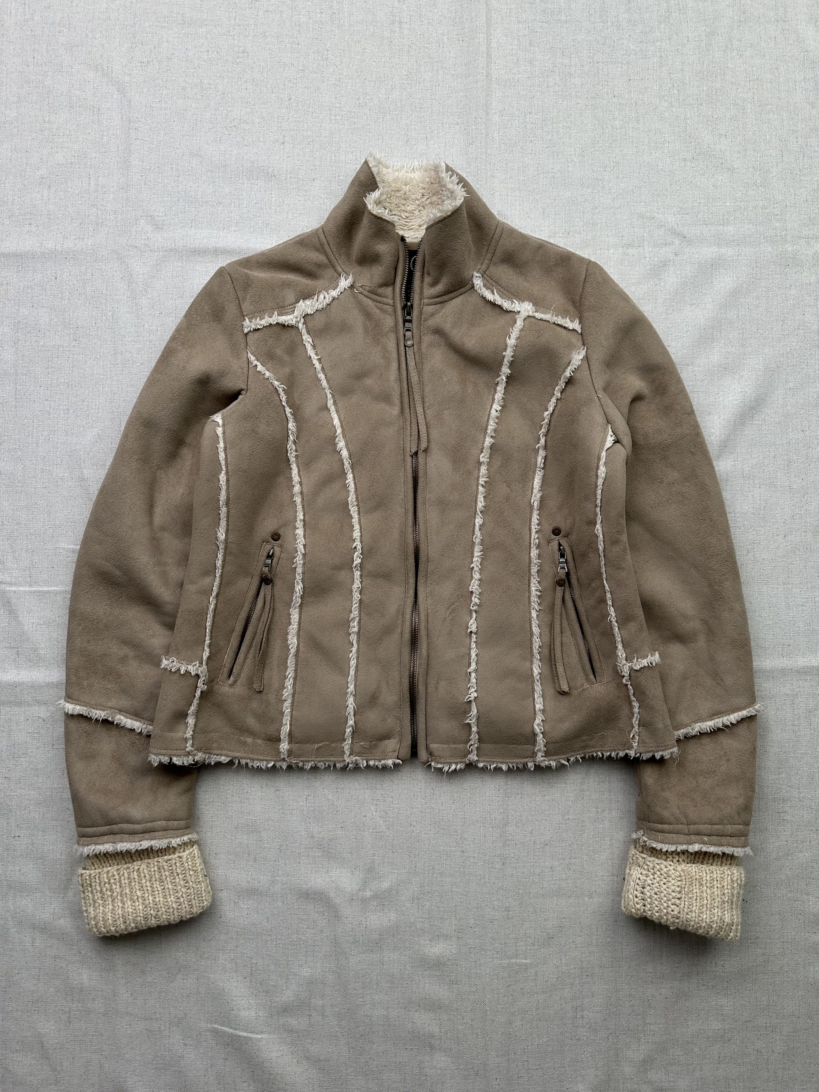 Vintage Faux Sheepskin Jacket