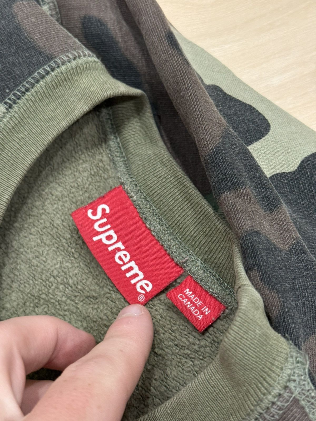 Supreme Supreme FW15 Camo Box Logo Crewneck Size US M / EU 48-50 / 2 - 6 Thumbnail