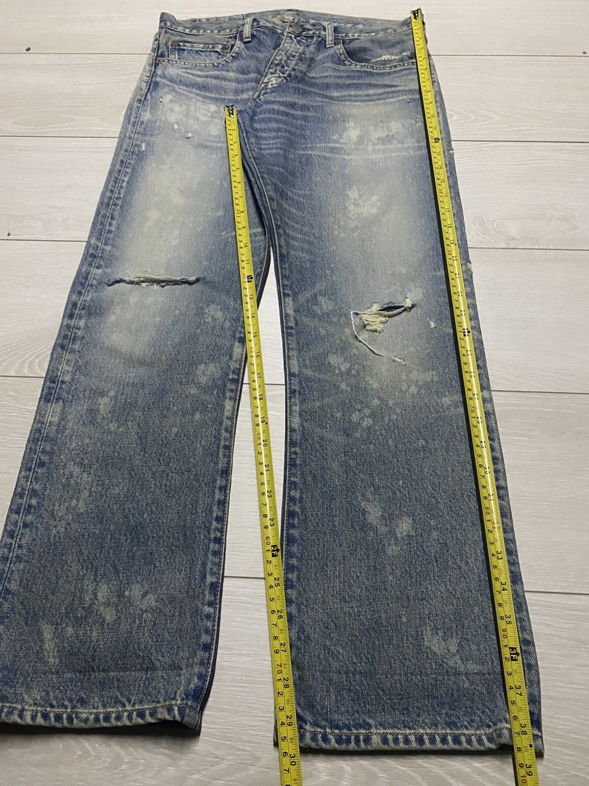 Japanese Brand Vintage Japanese Rna Bleach Distressed Loose Jeans Size US 32 / EU 48 - 16 Thumbnail