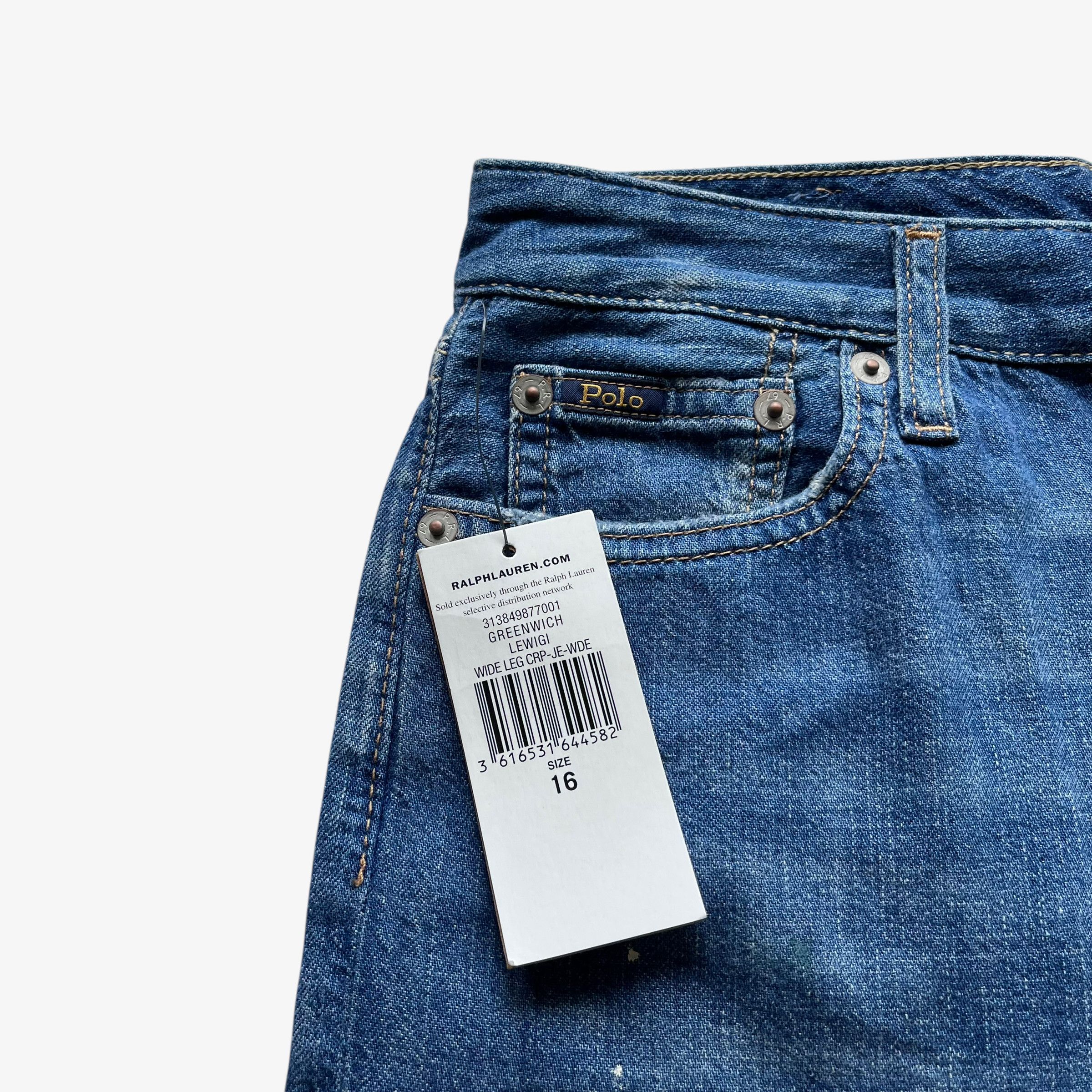 Women's Polo Ralph Lauren Patchwork Blue Jeans