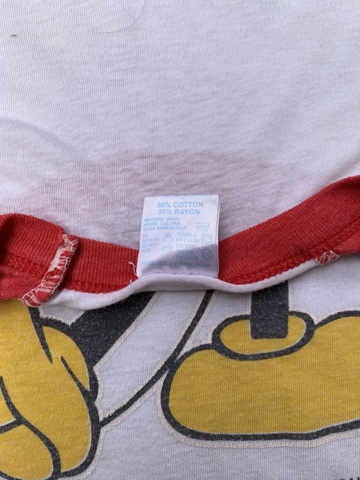 Russell Athletic Vintage mickey mouse raglan tshirt Size US M / EU 48-50 / 2 - 4 Thumbnail