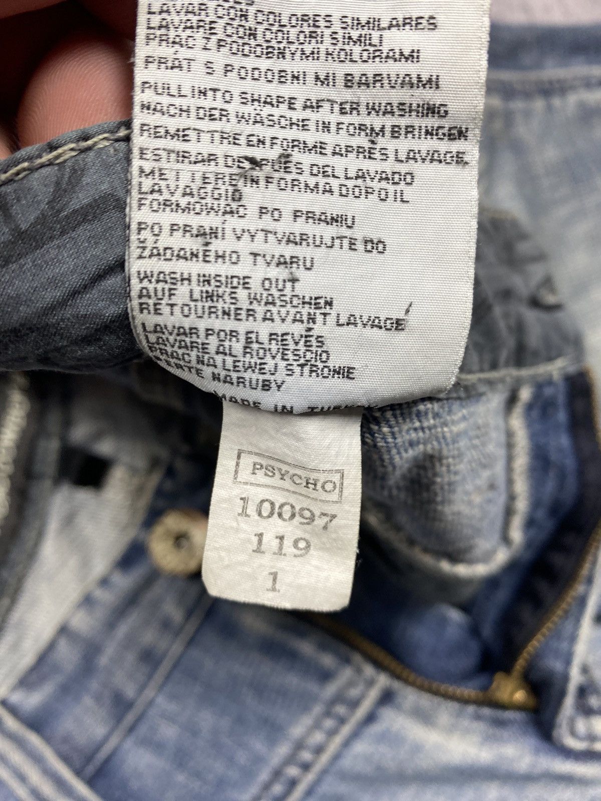 Other Vintage Psycho Cowboy Brand y2k Denim Shorts Size US 29 - 17 Thumbnail