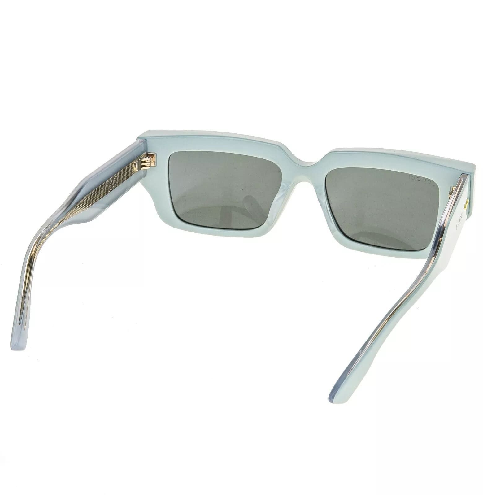 Gucci GUCCI 1529 Sage Green Narrow Sculpted Gg1529S Sunglasses 003 Size ONE SIZE - 7 Thumbnail