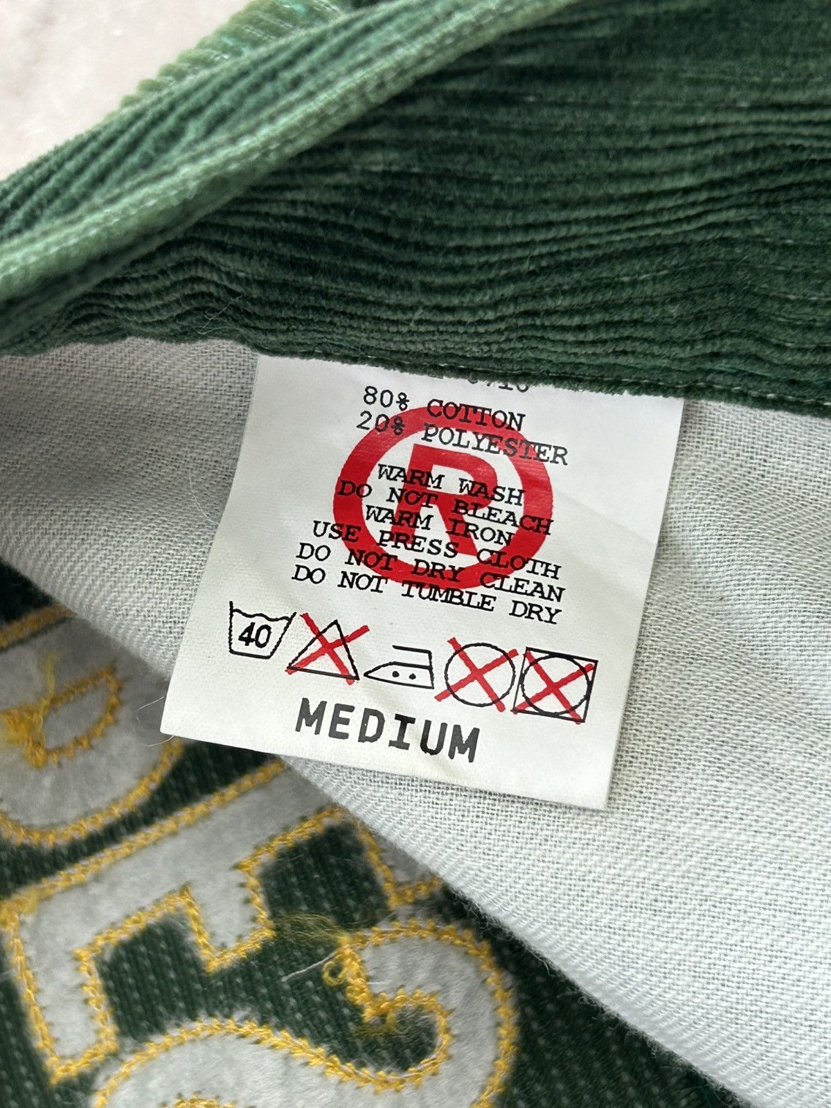 Hiroshi Fujiwara Goodenough Resonate Corduroy Green Casual Trousers Size US 32 / EU 48 - 12 Thumbnail