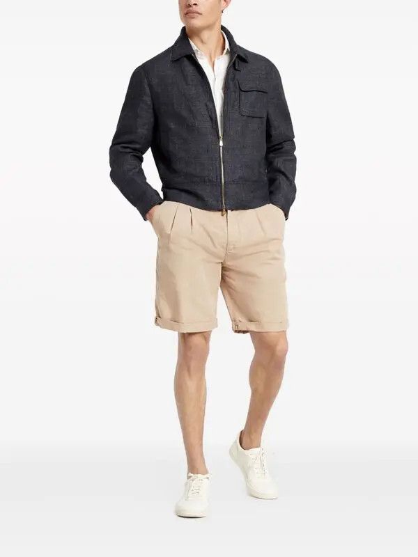 Brunello Cucinelli o1y0526 Casual Jacket in Black Size US XL / EU 56 / 4 - 5 Thumbnail