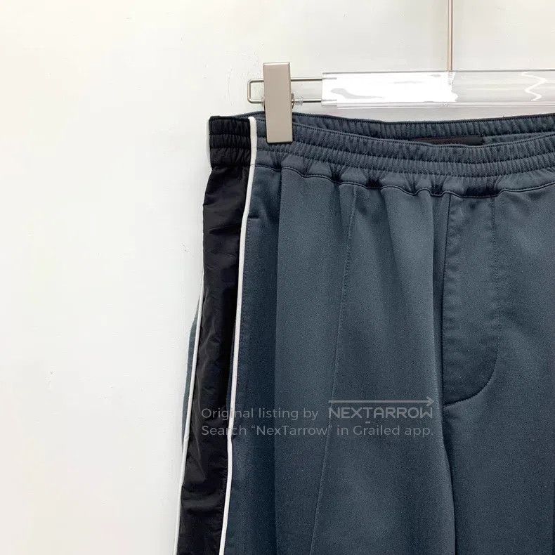 Prada Prada Size S Blue and gray logo triangle logo straight casu Size US 29 - 3 Thumbnail