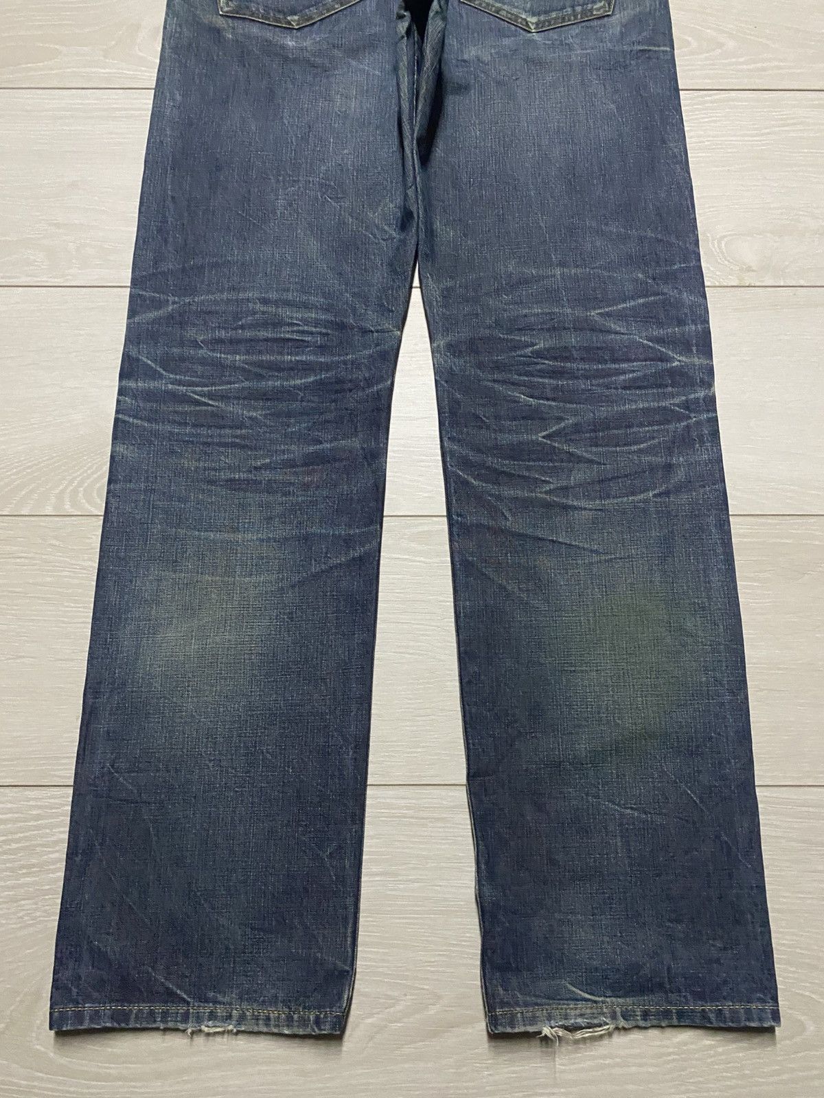 Japanese Brand Vintage Japan Brand Lideal Mud Wash Selvedge Slim Fit Jeans Size US 36 / EU 52 - 6 Thumbnail