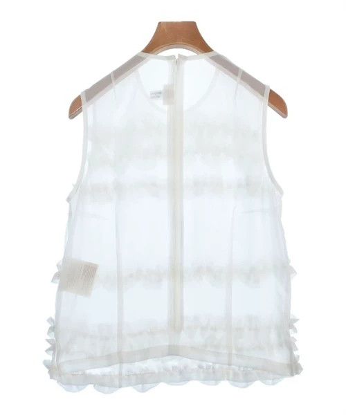 Comme des Garcons Comme Des Garcons White Sleeveless Shirt Size S / US 4 / IT 40 - 2 Thumbnail