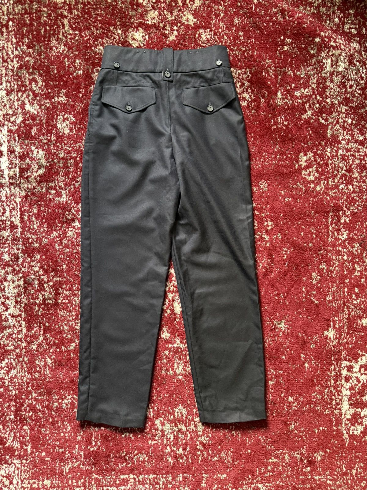 Calvin Klein 205W39NYC Navy sample trousers Size US 27 - 2 Thumbnail
