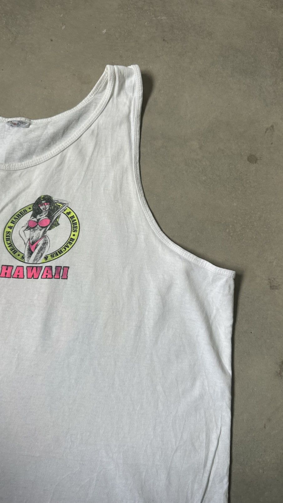 Vintage VINTAGE BIKINI INSPECTOR HAWAII TANK TOP Size US XL / EU 56 / 4 - 5 Thumbnail