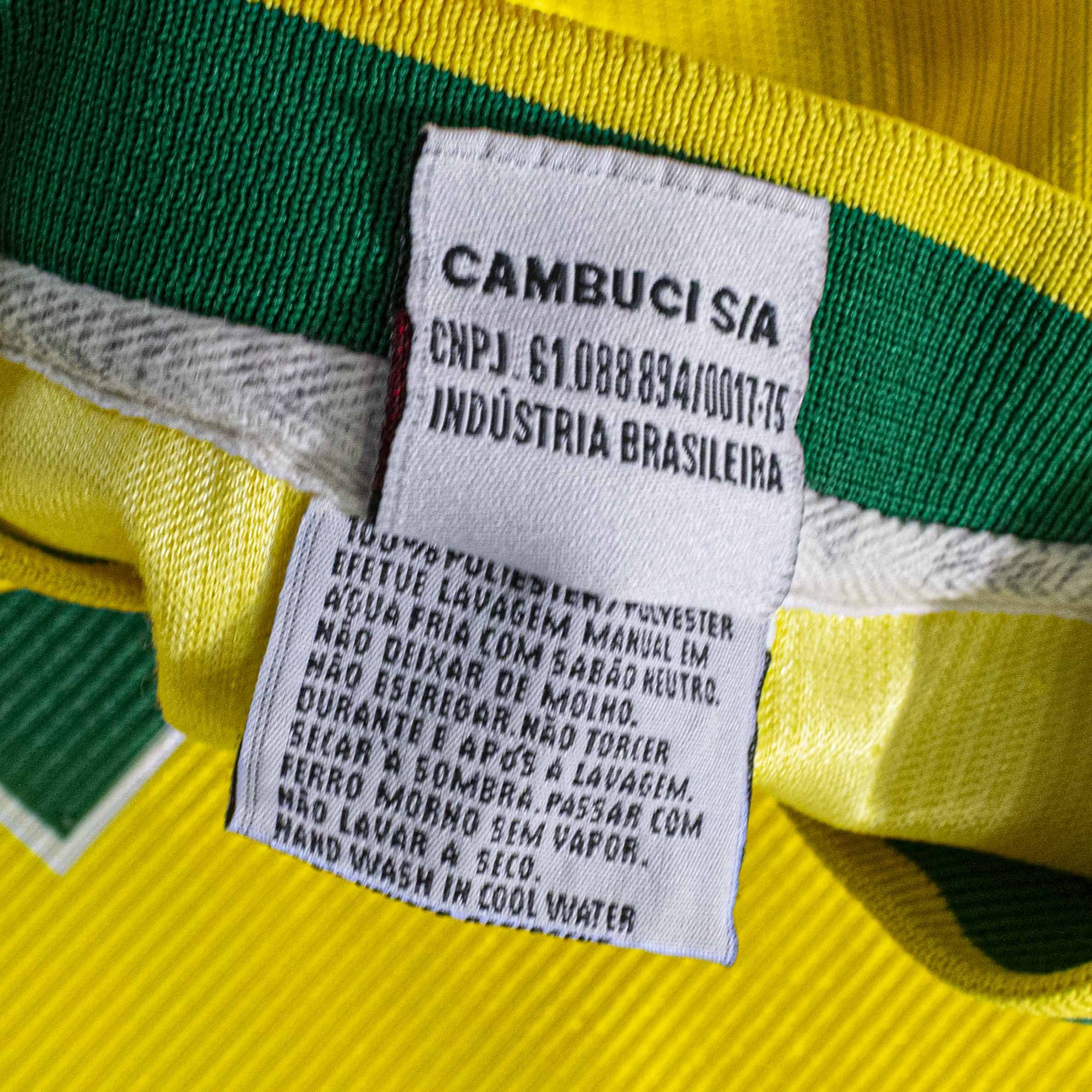 Penalty Vintage 2000 Brazil Futsal Jersey Penalty CBFS Soccer Rare Size US L / EU 52-54 / 3 - 10 Thumbnail