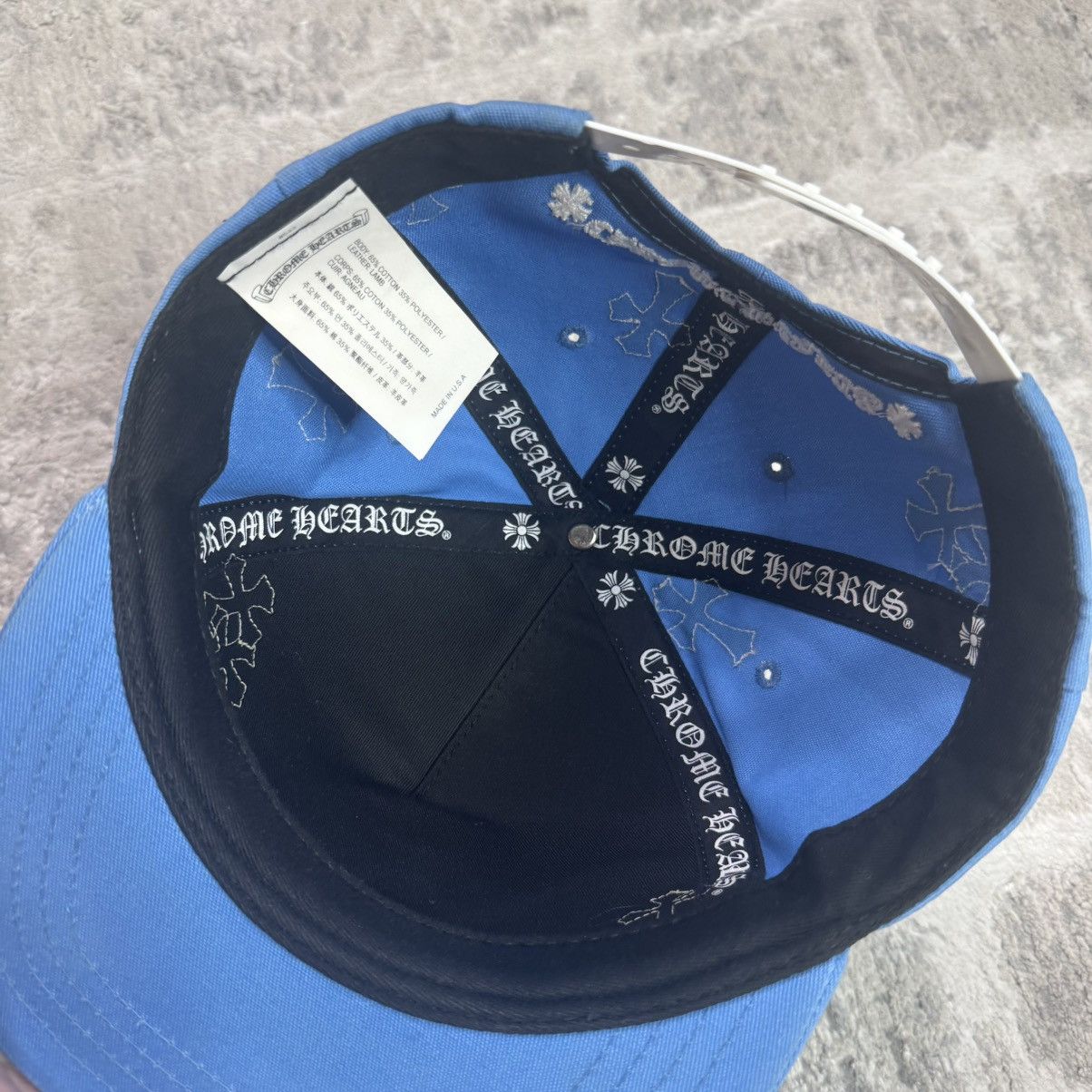 Chrome Hearts St barths cross patch baseball hat Size ONE SIZE - 11 Thumbnail