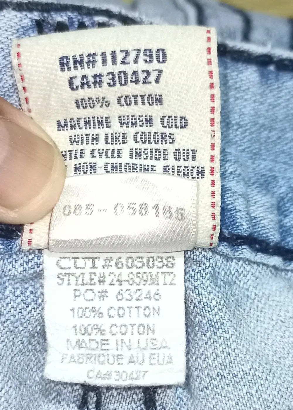 True Religion Vintage True Religion Ricky Super Distressed Denim Size US 32 / EU 48 - 22 Thumbnail