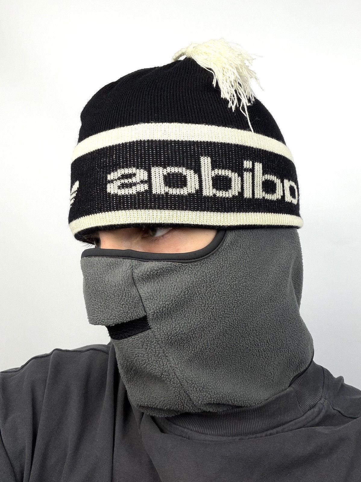 Adidas 70s 80s Adidas West Germany Trefoil Pom Beanie Hat Vintage Size ONE SIZE - 4 Thumbnail