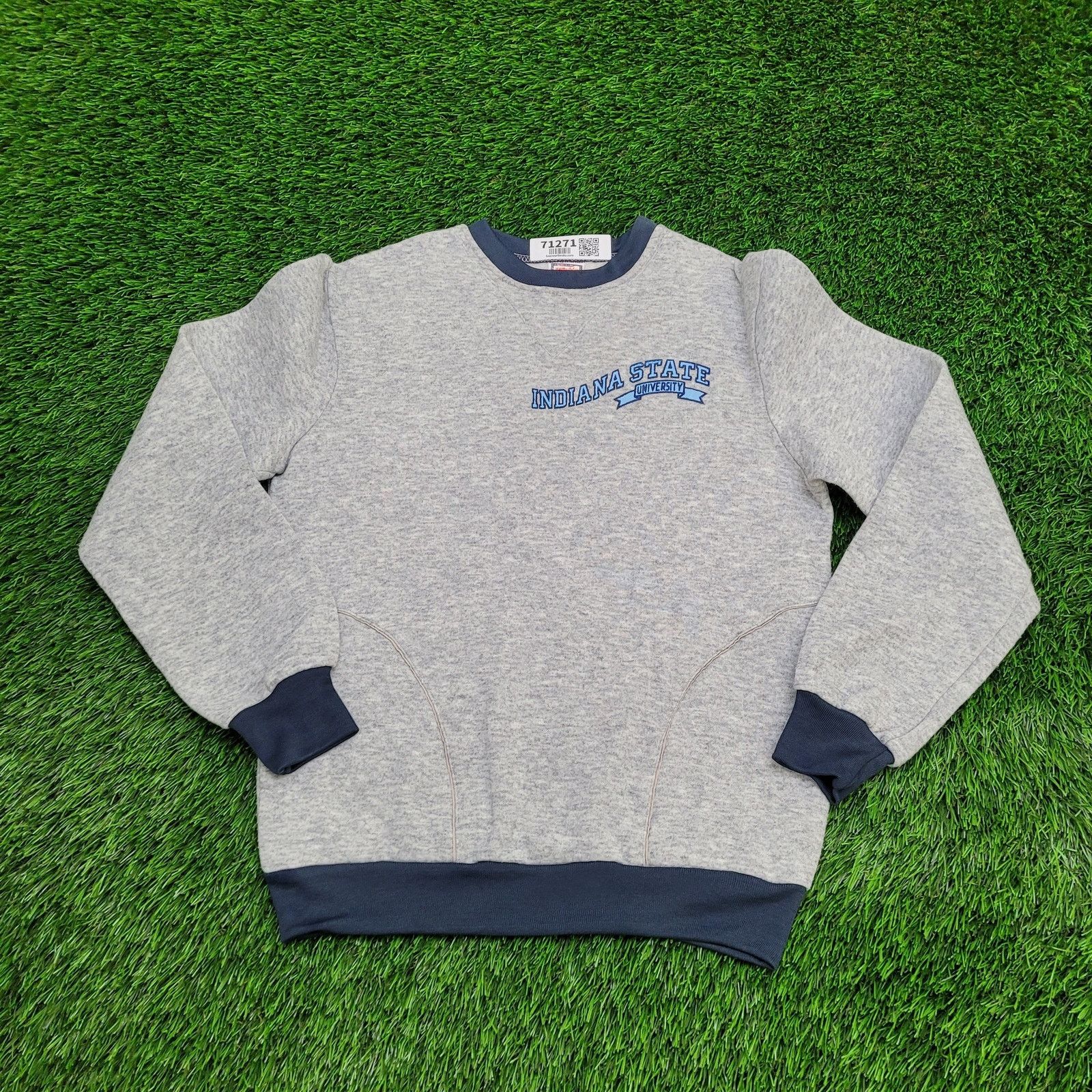 Vintage Indianan State University Sweatshirt Small 19x23 USA