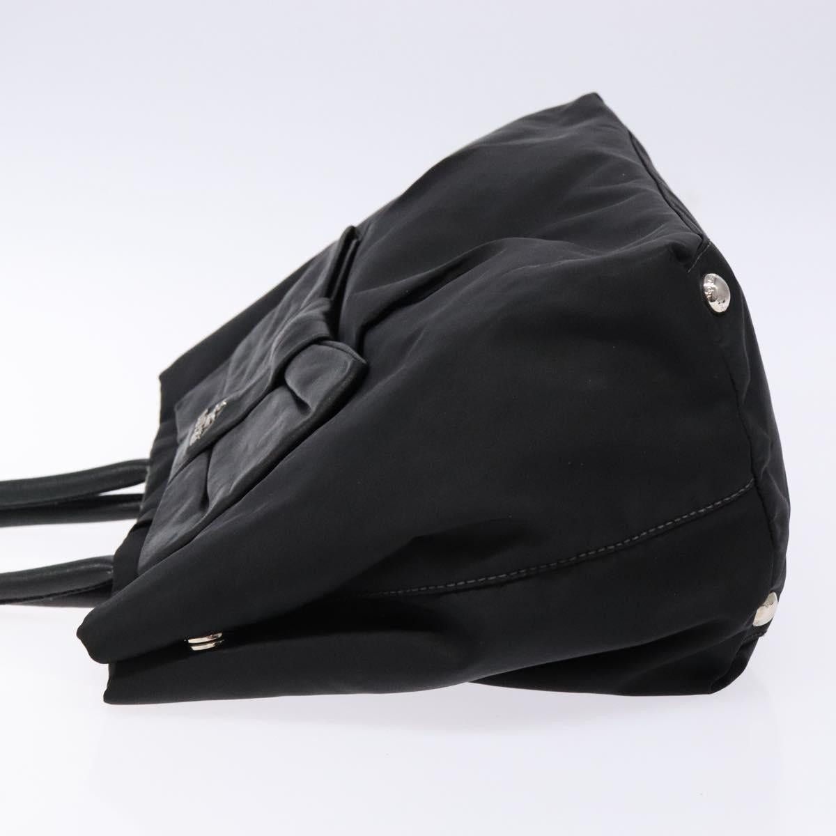 Prada PRADA Hand Bag Nylon Silver Black Size ONE SIZE - 5 Thumbnail