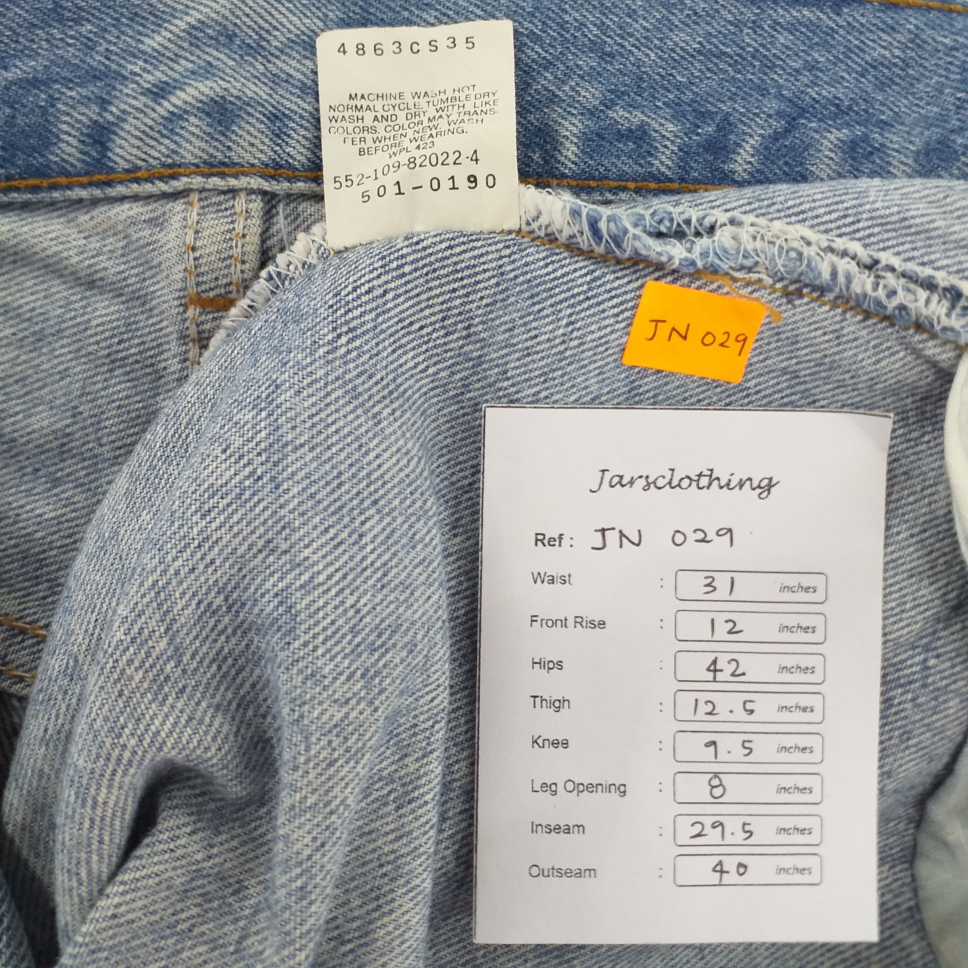 Levi's 90's Levi's 501 Vintage Clothing Distressed 31 x 29.5 -JN029 Size US 31 - 16 Thumbnail