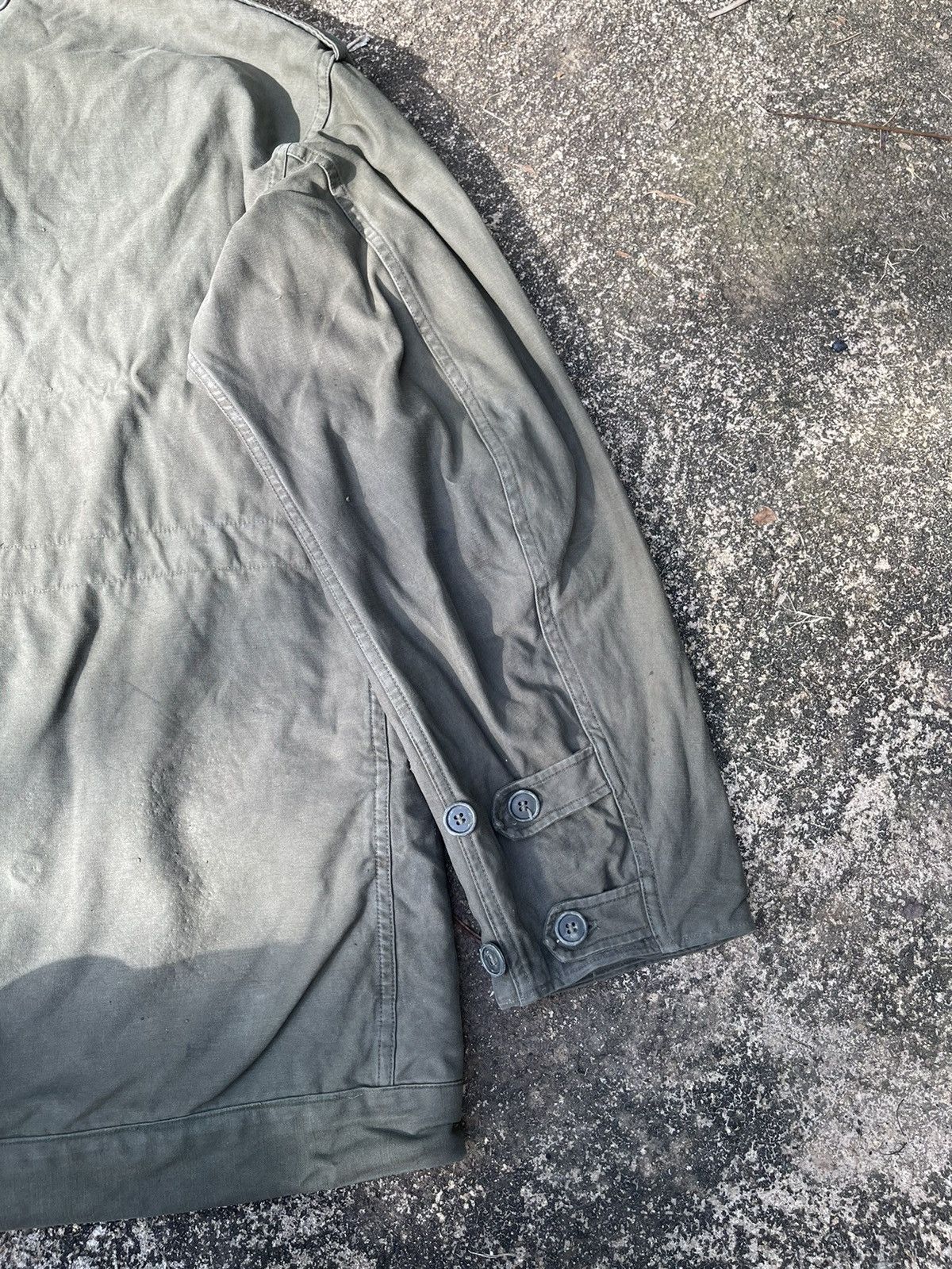 Vintage Vintage German Military M-65 Field Jacket (Faded Olive) Size US XL / EU 56 / 4 - 13 Thumbnail