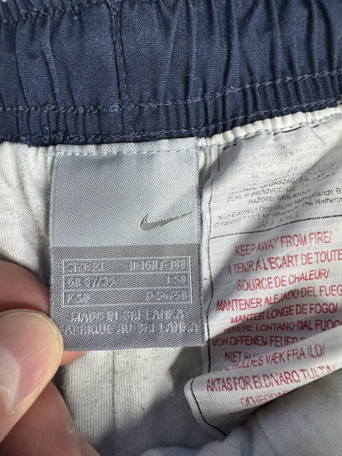 Nike × Vintage Vintage Nike Y2k Baggy Nylon Pants Size US 36 / EU 52 - 7 Thumbnail