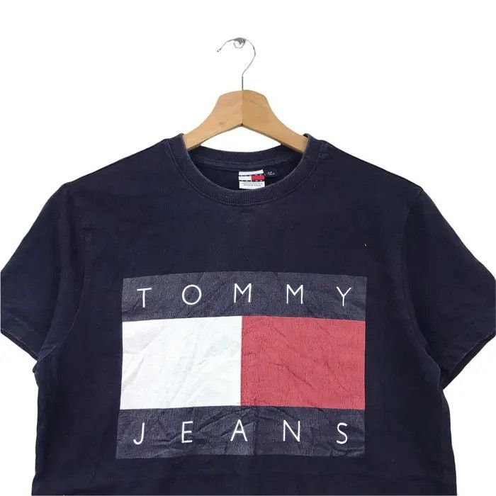 Tommy Hilfiger Vtg TOMMY HILFIGER Jeans Flag Tee Shirt Lo Lifes Hip Hop Rap Size US S / EU 44-46 / 1 - 2 Thumbnail