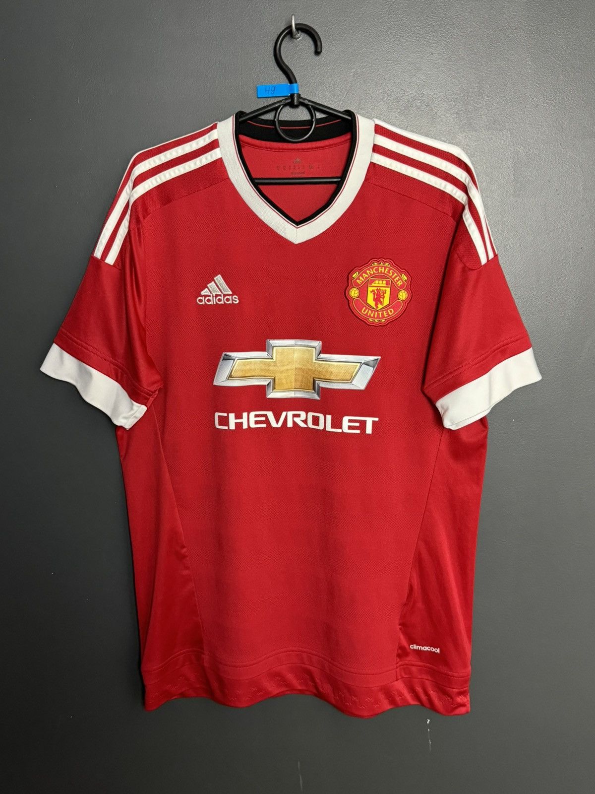 Adidas Manchester United 15/16 Home Football Jersey T-Shirt Size US M / EU 48-50 / 2 - 1 Thumbnail