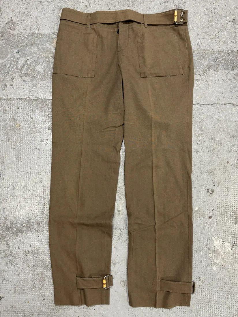 SS2010 Gucci Bamboo Buckle Tailored Pants