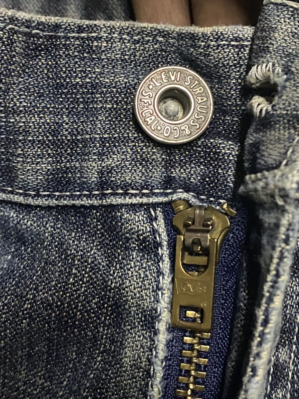 Levi's Vintage Levis 503 Button J38 Mud wash Distressed Baggy Jeans Size US 29 - 12 Thumbnail