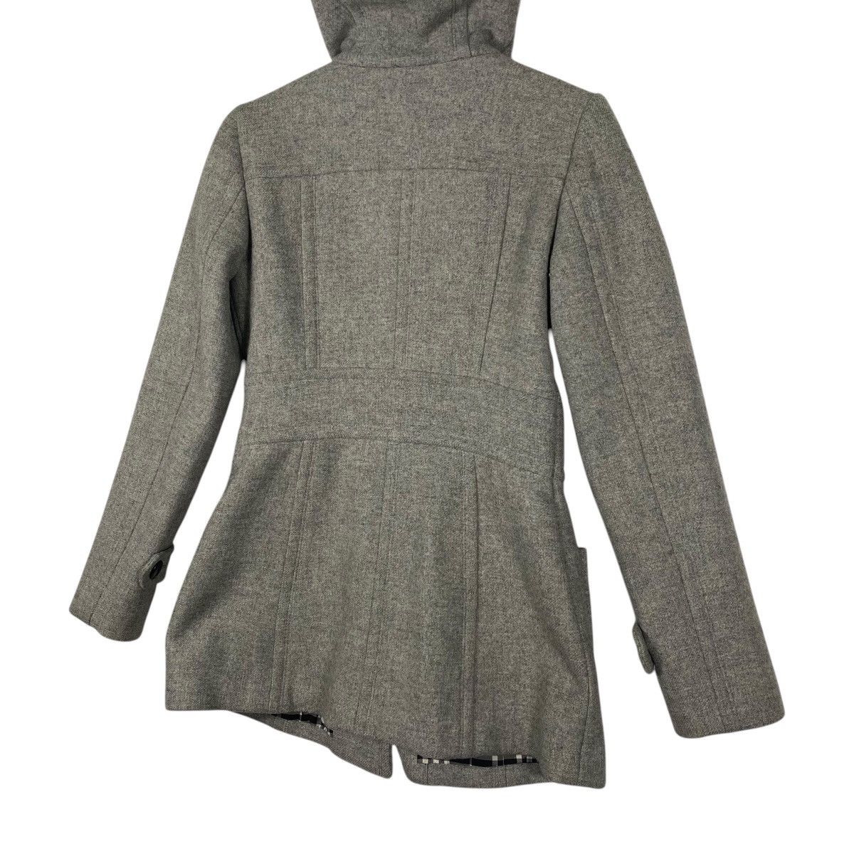 Burberry Burberrys Hoodie Rabbit Fur Trench Coat Size 38 Grey Colour Size XS / US 0-2 / IT 36-38 - 14 Thumbnail