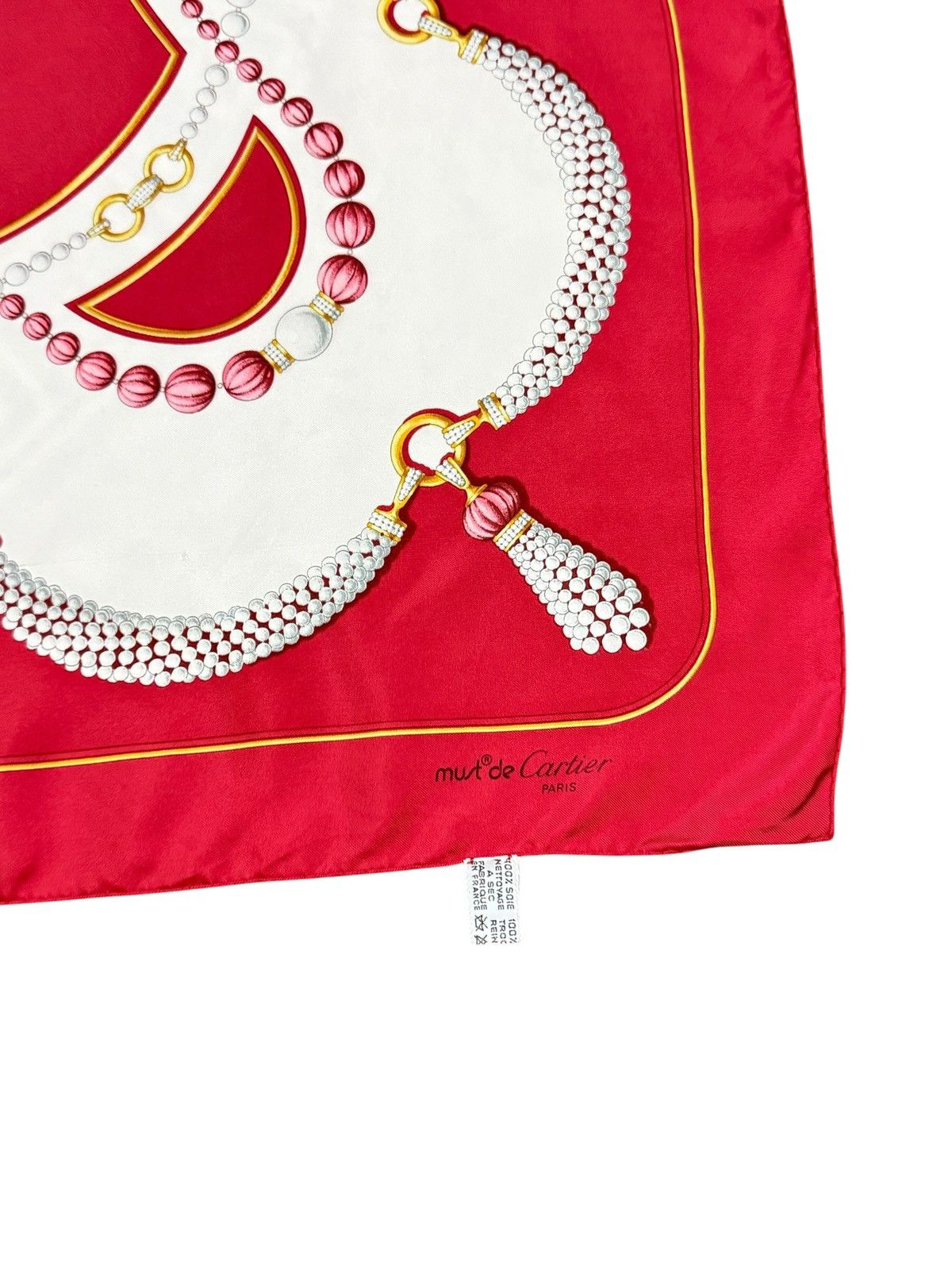 Cartier AUTHENTIC MUDT DE CARTIER PARIS SILK SCARF Size ONE SIZE - 3 Thumbnail