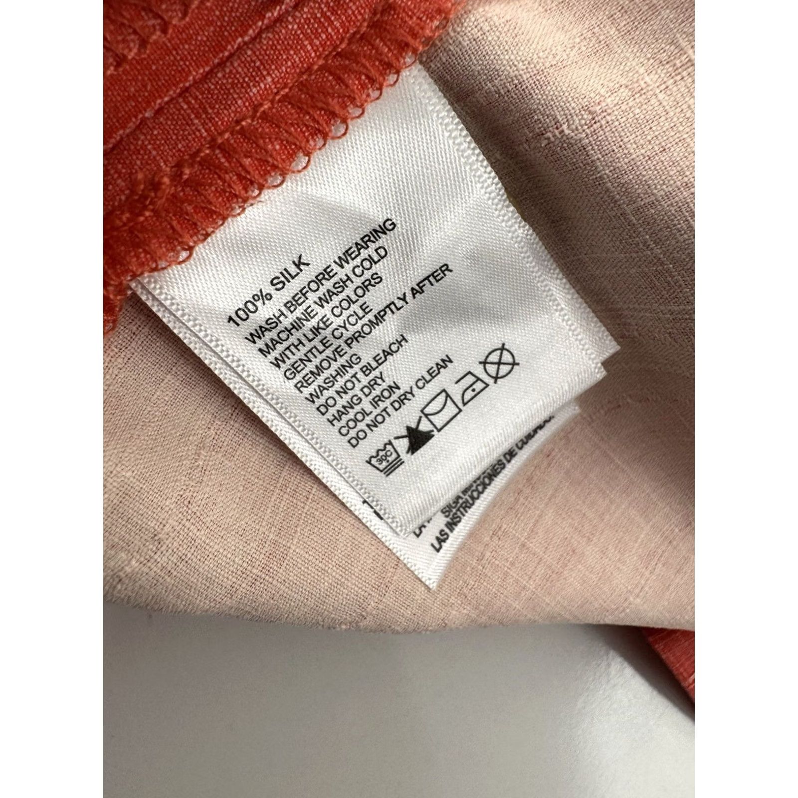 Tommy Bahama TOMMY BAHAMA Button-Up Silk Floral Hawaiian Shirt Mens 3XL Salmon Pink Short Sleeve Tropical 90s Theme B Size US XXL / EU 58 / 5 - 5 Thumbnail