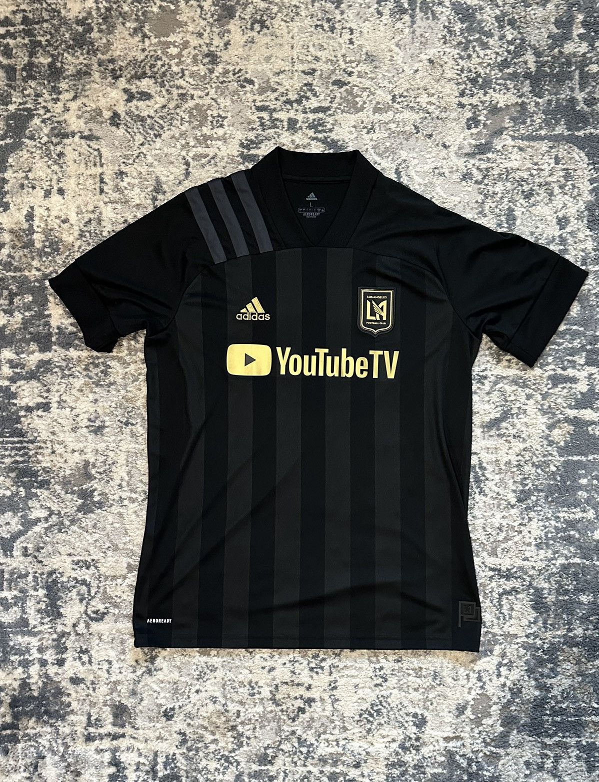 Adidas Adidas LA FC Soccer Jersey Size US L / EU 52-54 / 3 - 1 Thumbnail
