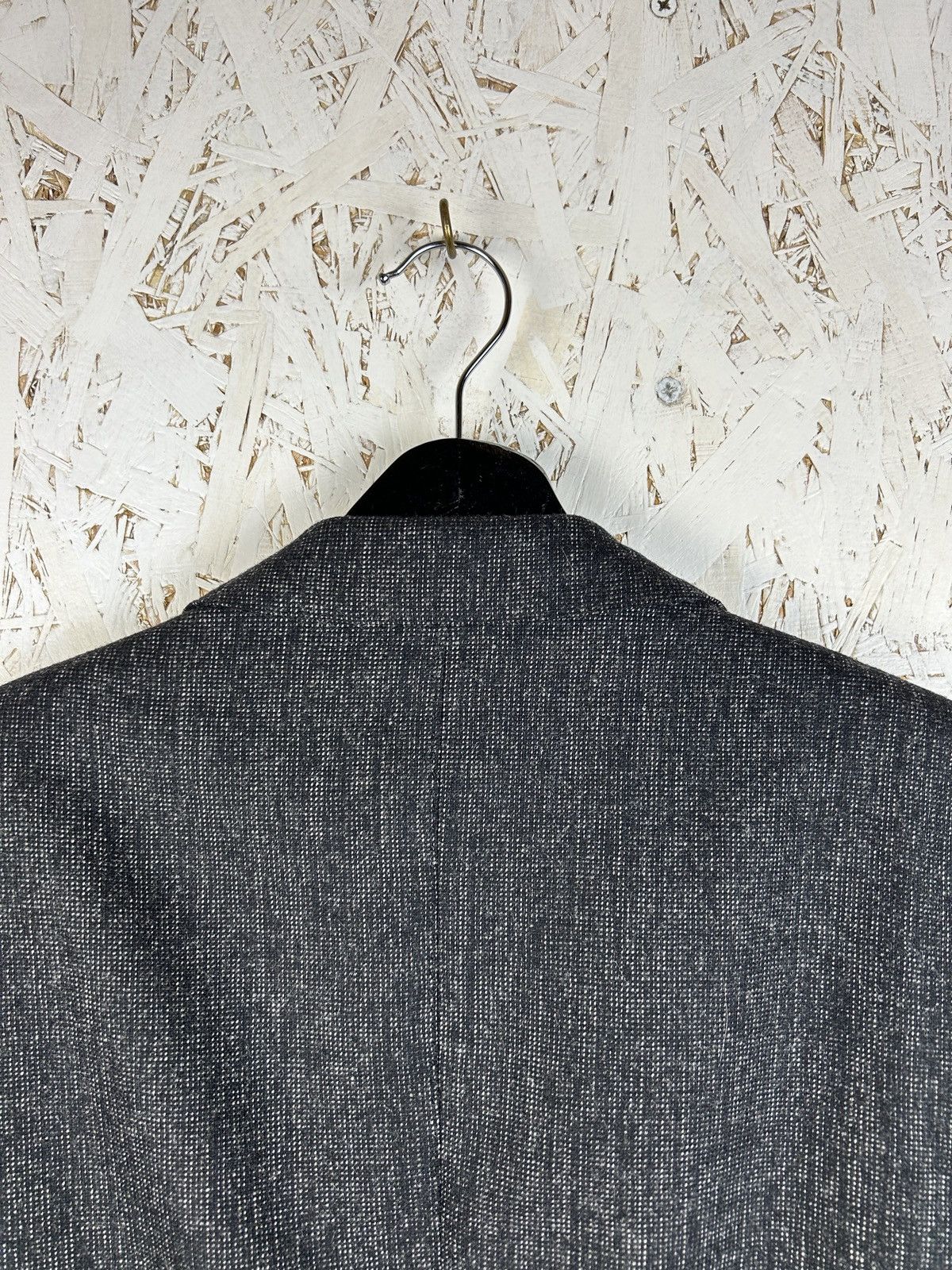 Gucci Gucci Wool Pattern Casual Blazer Jacket Tailoring Grey 50R Size 50R - 6 Thumbnail