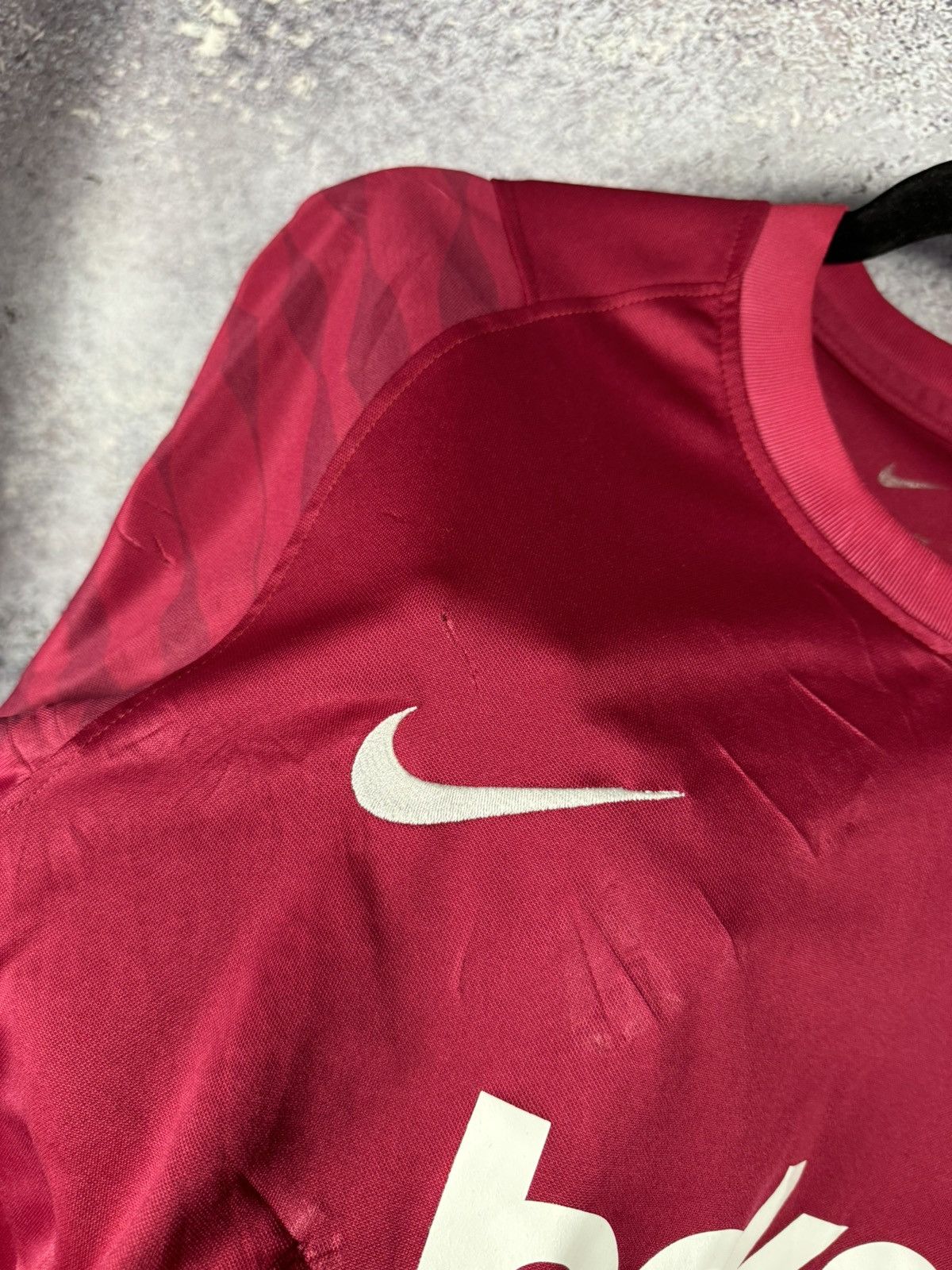 Nike × Vintage Vintage Barcelona Training Pre Match Nike Jersey Blokcore S Size US S / EU 44-46 / 1 - 9 Thumbnail