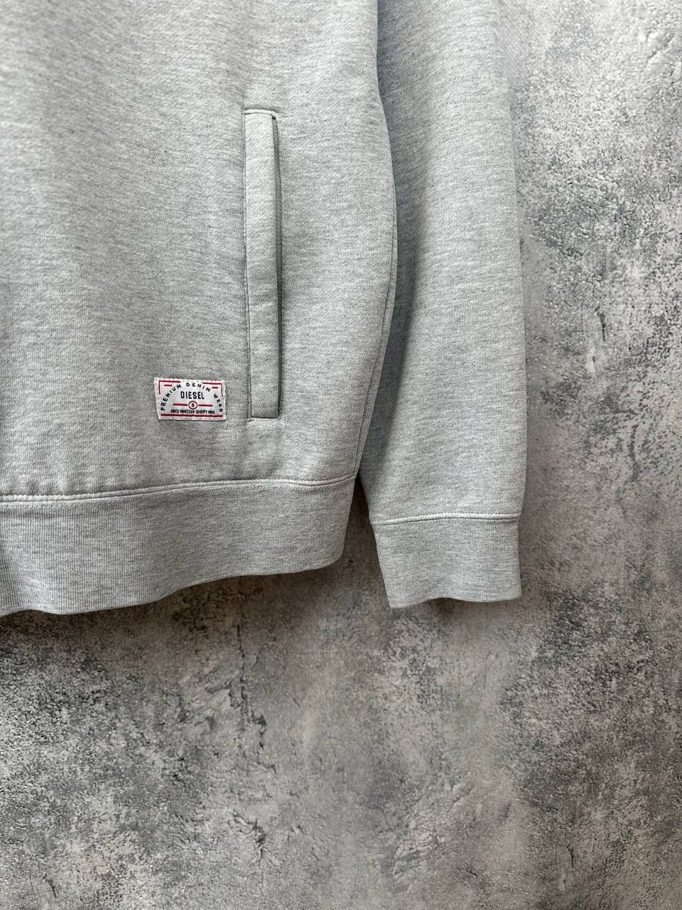 Diesel Diesel Full Zip Hoodie y2k Gray Hooded Sweater Size US M / EU 48-50 / 2 - 9 Thumbnail
