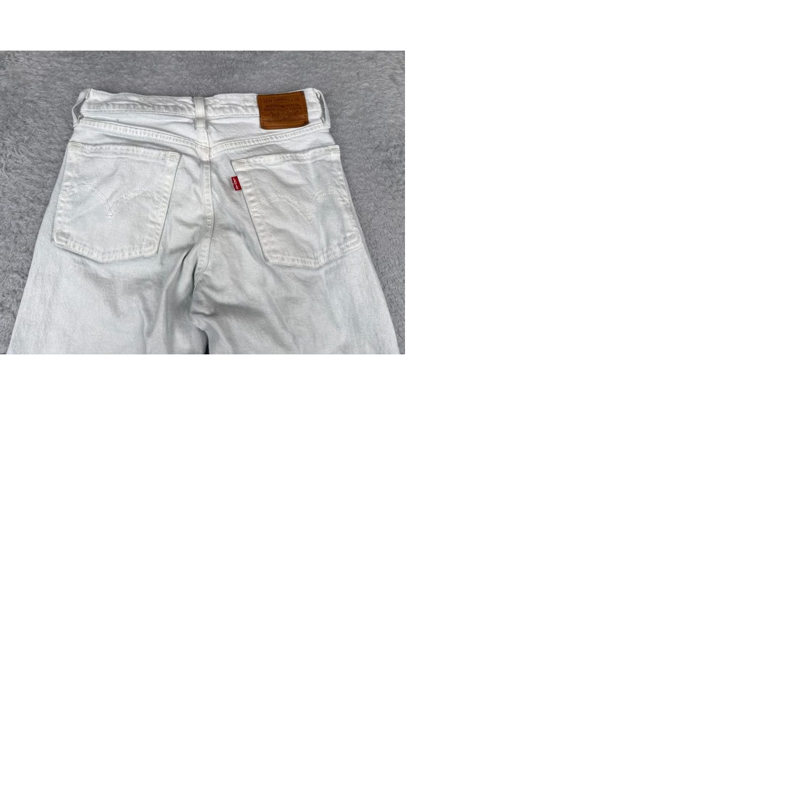 Levi's VINTAGE Levis Premium Jeans Womens 25 Blue Denim Big E Wedgie Straight High Rise 25x23 Jeans Size 42" / US 20 - 11 Thumbnail