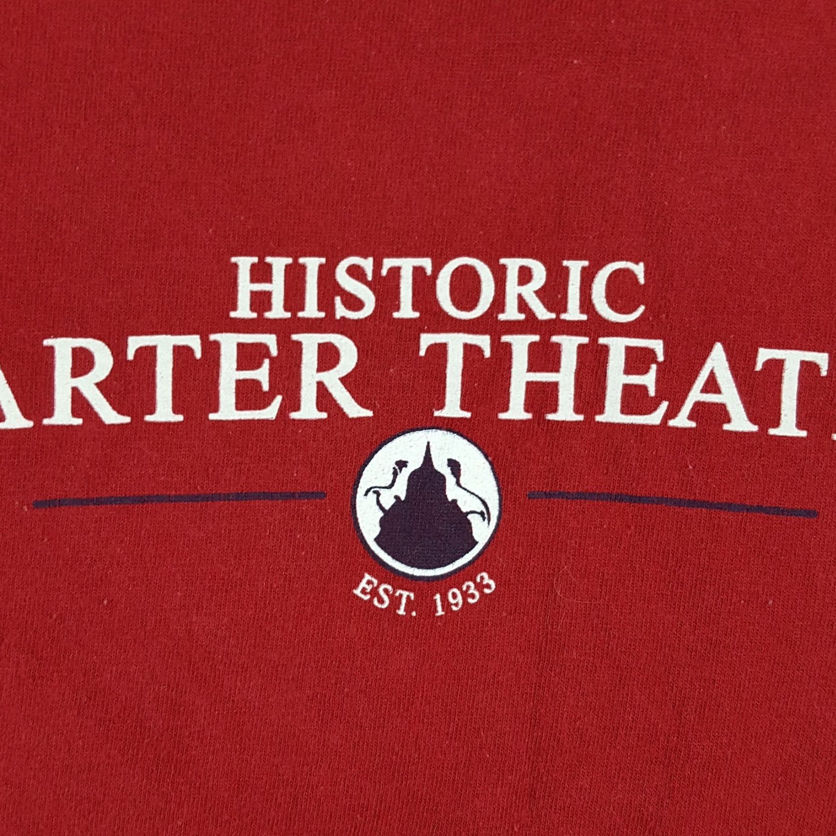 Vintage VINTAGE CDX Barter Theatre T-Shirt XL Red Long Sleeve 90s Opera Acting Broadway Mens Size US XL / EU 56 / 4 - 3 Thumbnail