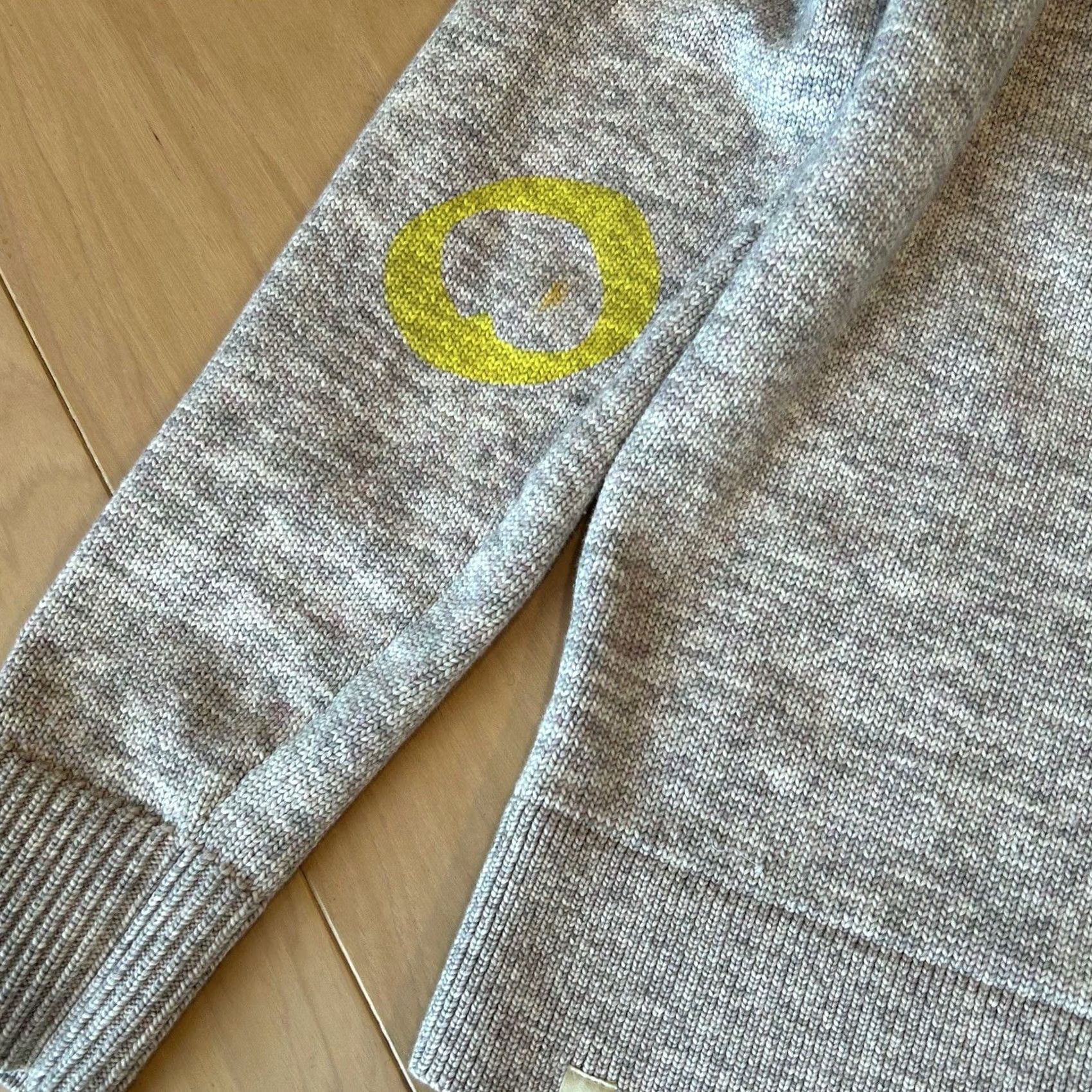 Lululemon VINTAGE Lululemon Boxy Cotton-Blend Sweater Women’s M Blue Logo Knit Long Sleeve Pullover All Seasons Casual/Athleisure Womens Size M / US 6-8 / IT 42-44 - 7 Thumbnail