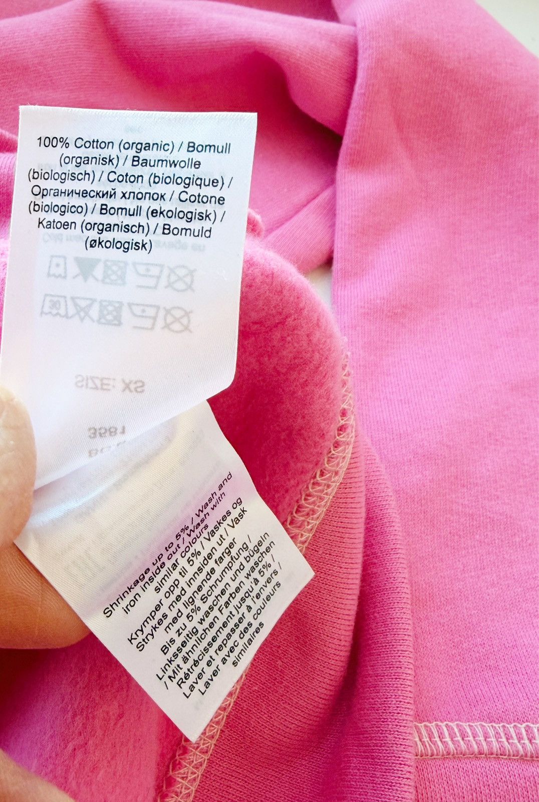 Ganni Ganni Big Embroidery Logo Women Sweatshirt Pink Color XS-S Size XS / US 0-2 / IT 36-38 - 10 Thumbnail
