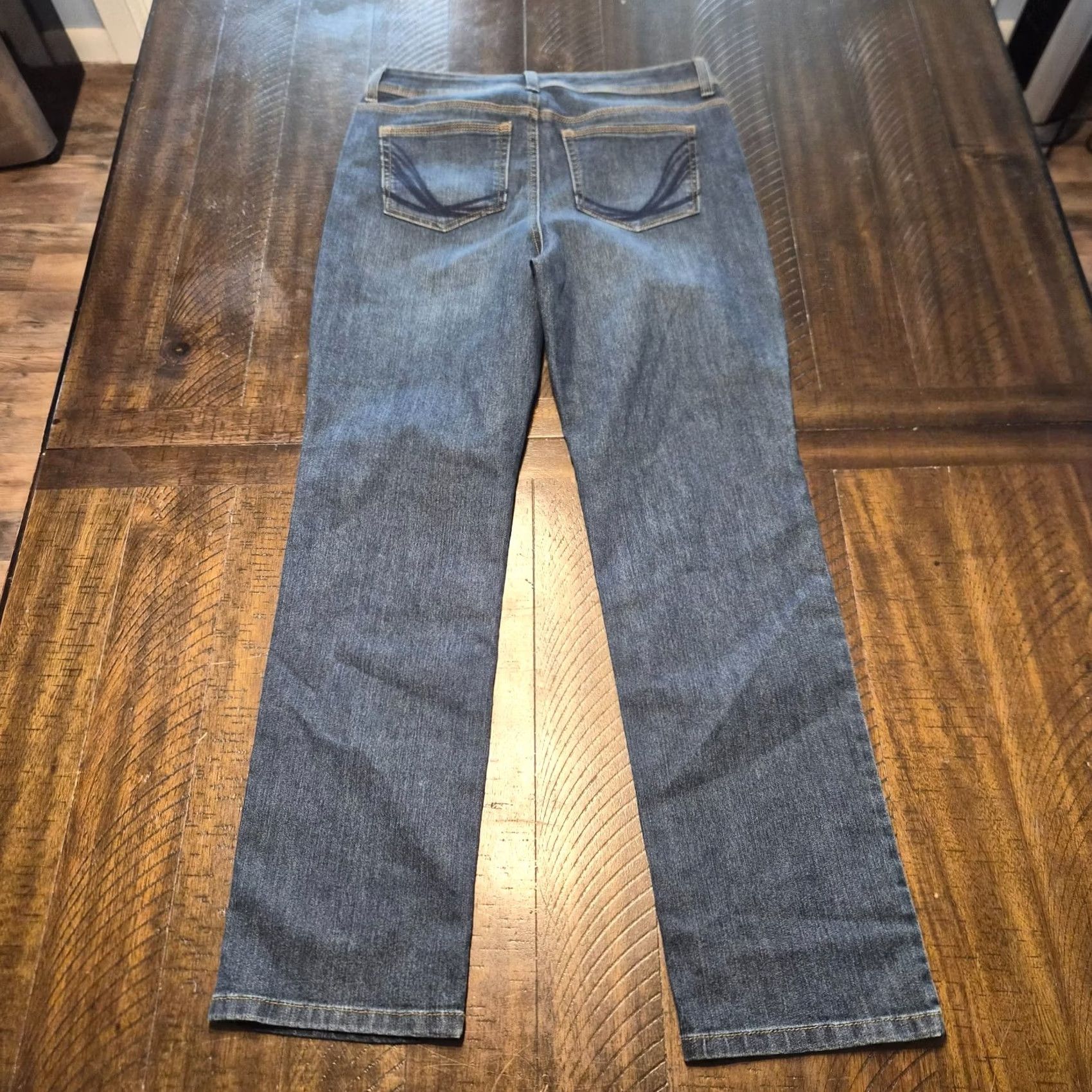 Vintage Style&co Jeans Womens Size 8 Short Blue Stretch Denim Straight Leg Size 30" / US 8 / IT 44 - 5 Thumbnail