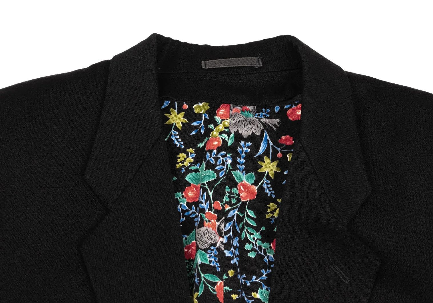 Comme des Garcons Homme Plus Flower Liner Wool 2B Jacket in Black Size S Size US S / EU 44-46 / 1 - 3 Thumbnail
