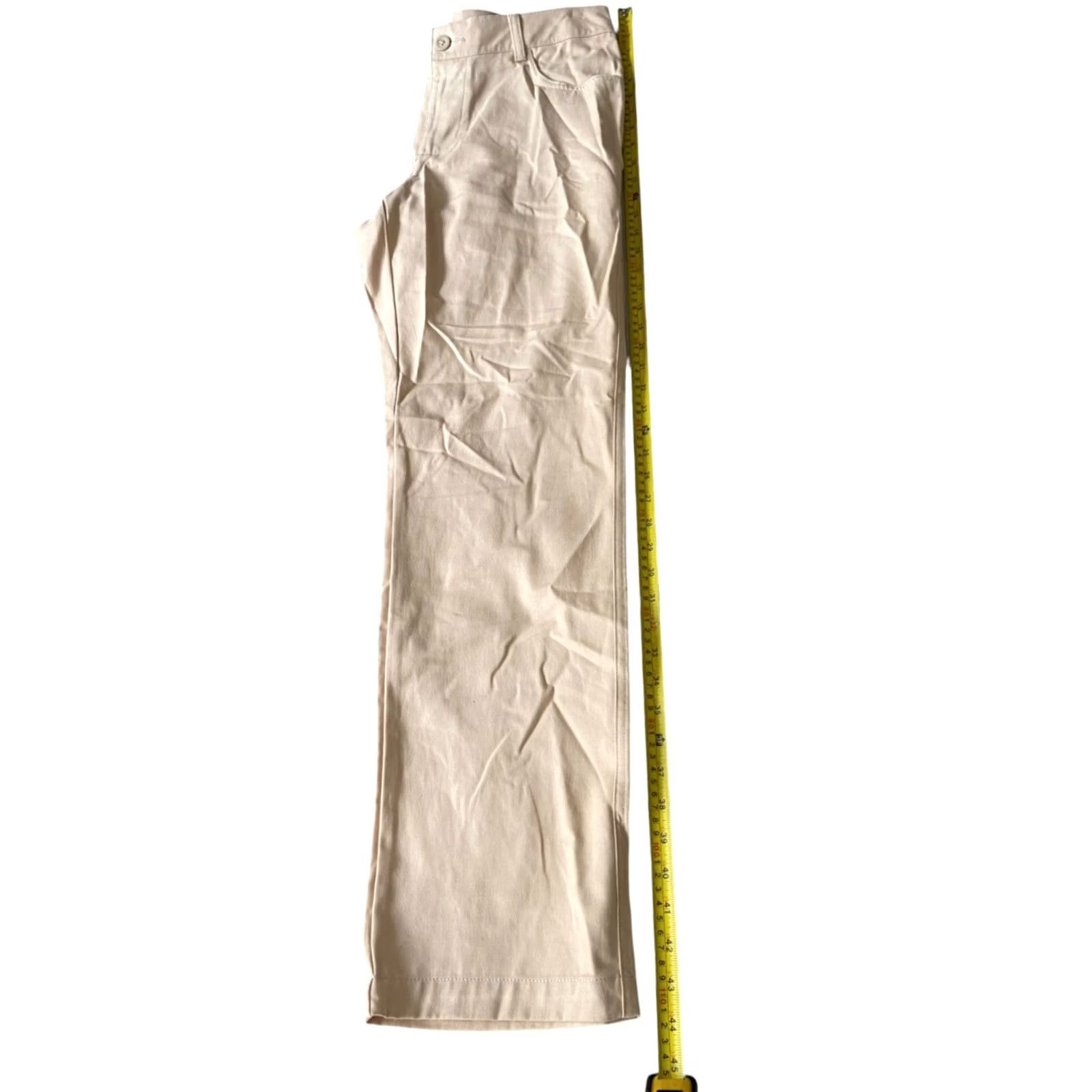 Vintage Columbia Mens Jeans Solid Beige Regular Fit Straight Jeans Mid Rise 34x31 Mens 34 Beige 5-Pocket USA Theme Size US 34 / EU 50 - 8 Thumbnail