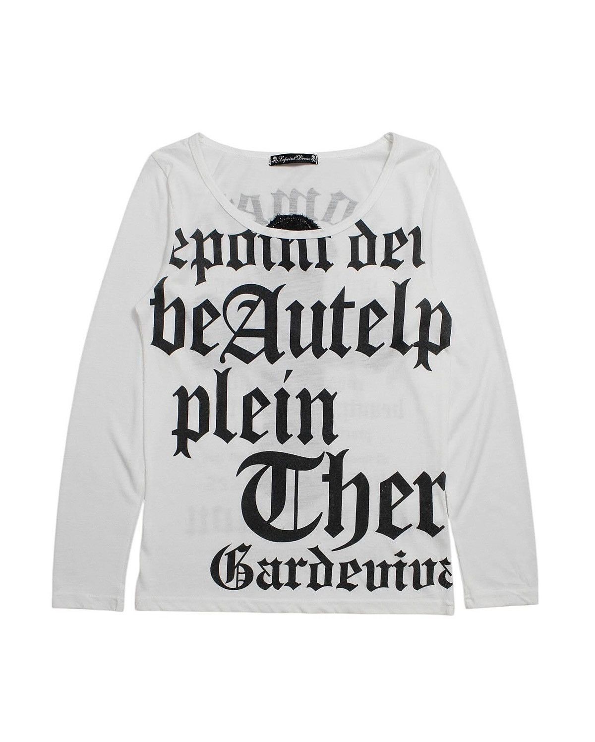 If Six Was Nine 2000S LEPOINT DEVUE CROSS PATCH LONG SLEEVE Size US M / EU 48-50 / 2 - 1 Thumbnail