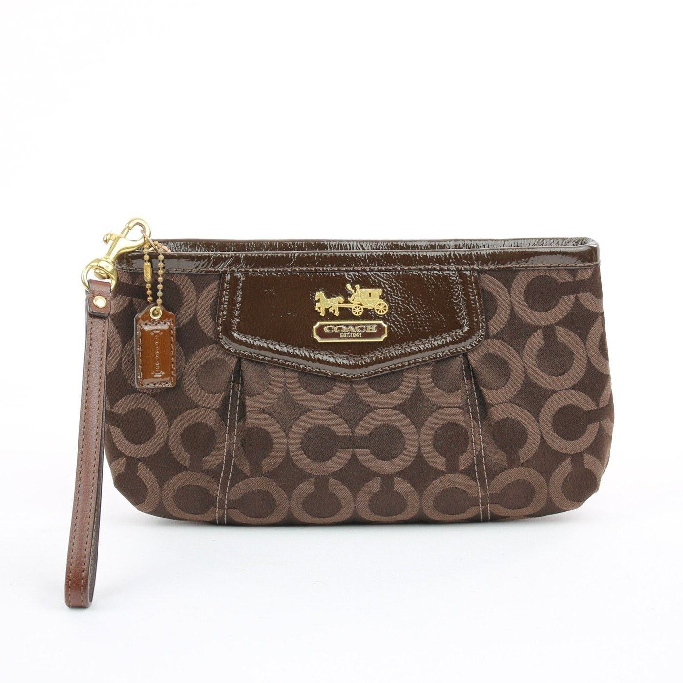 Coach Coach Vintage Y2K Signature Wristlet Wallet Size ONE SIZE - 1 Thumbnail