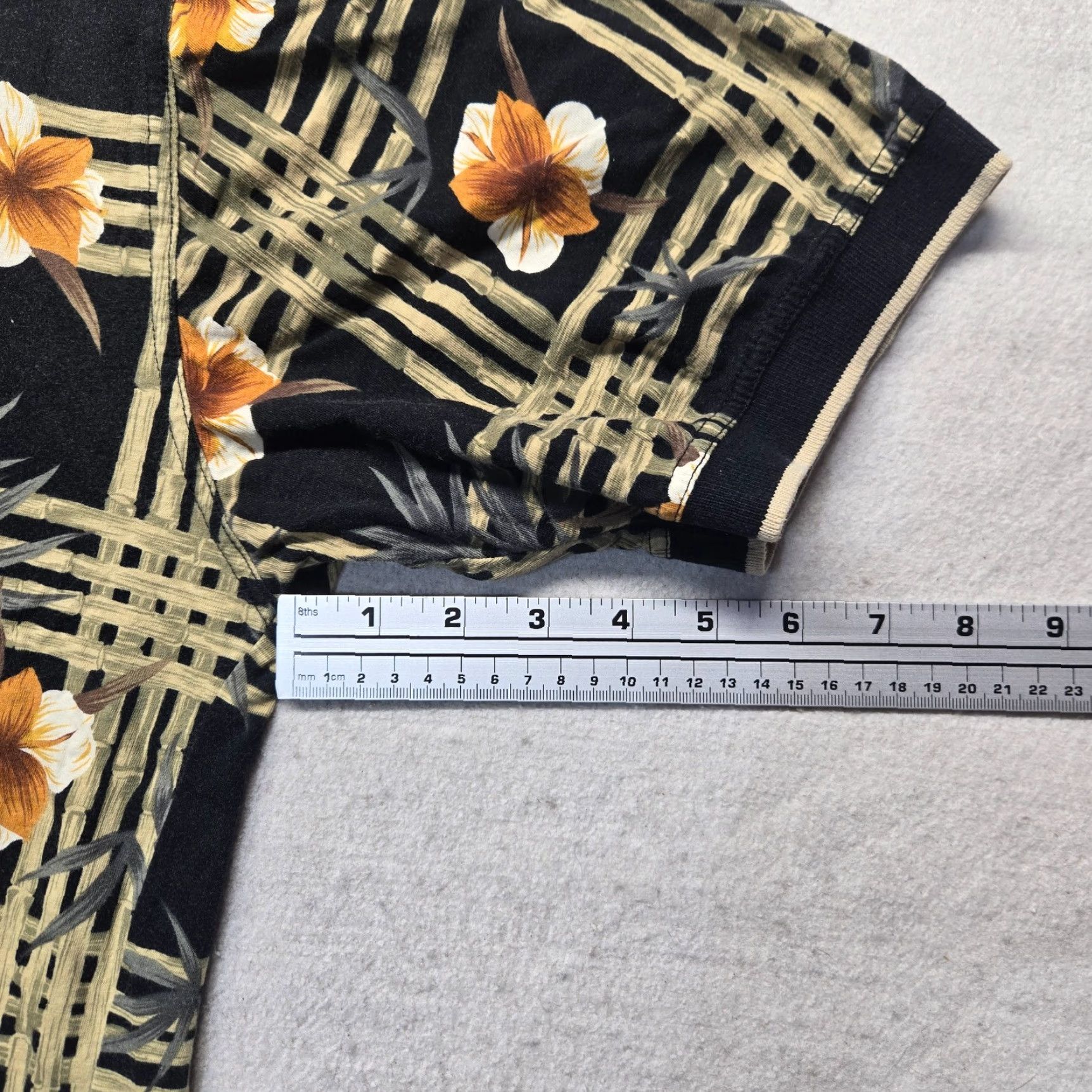 Vintage VINTAGE Hibiscus Hawaii Polo Shirt Short Sleeve Adult 2XL Brown Floral Men Polo 90s Mens Size US XXL / EU 58 / 5 - 5 Thumbnail
