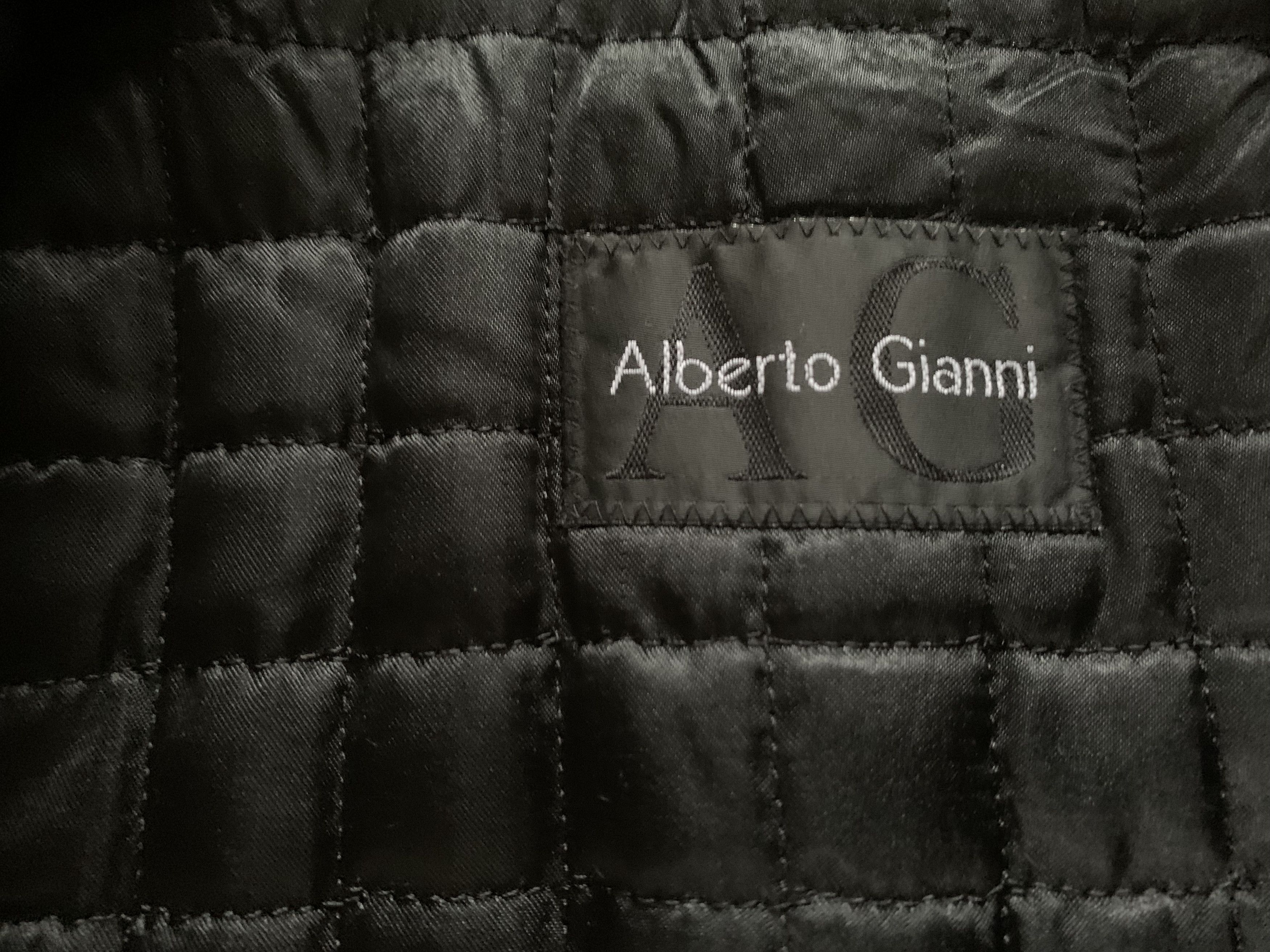 Other Alberto Gianni Cashmere Wool Blended Long Black Coat Size US L / EU 52-54 / 3 - 7 Thumbnail