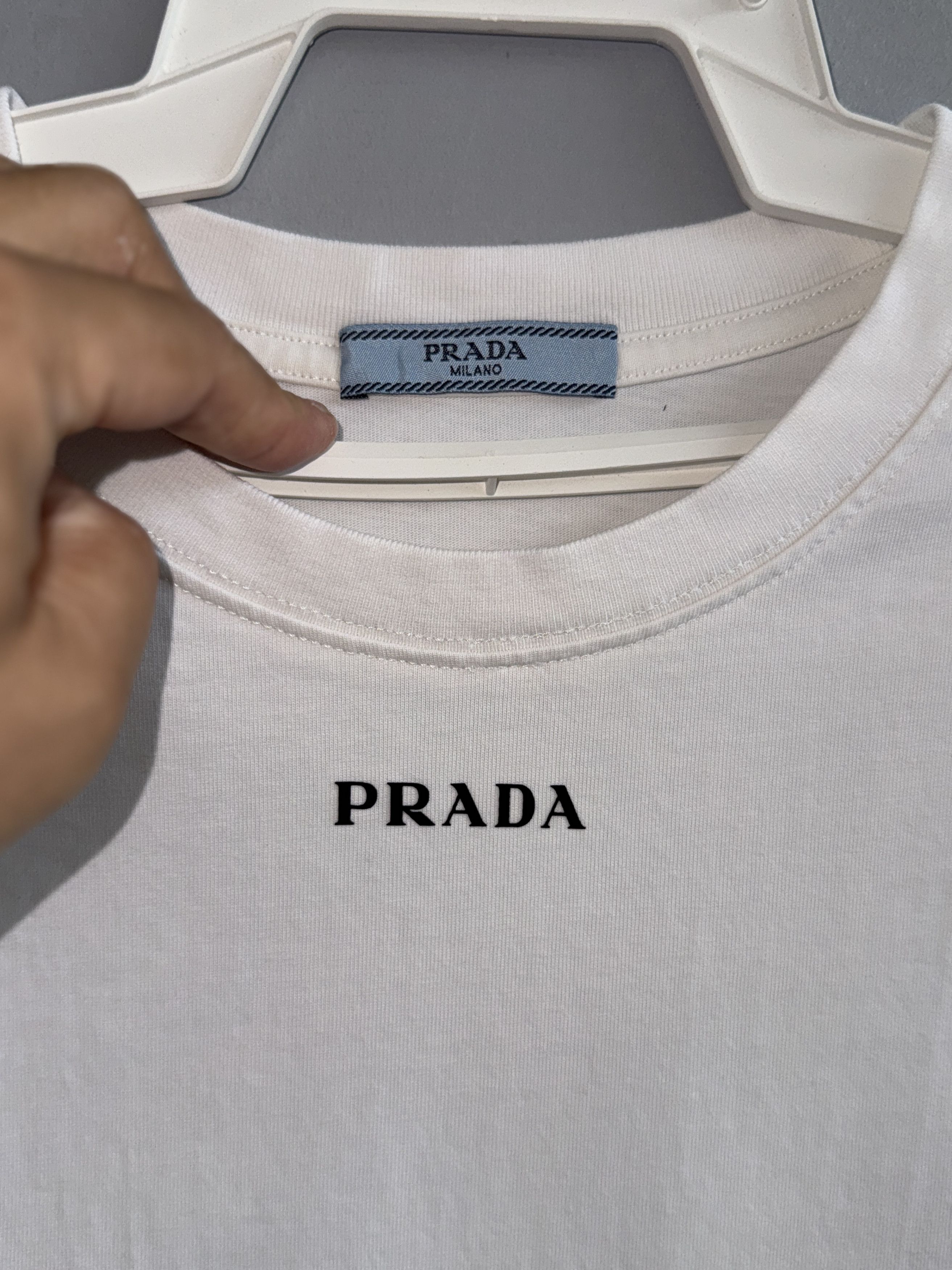 Prada Prada Milano Centre Logo T-Shirt Size US L / EU 52-54 / 3 - 2 Thumbnail